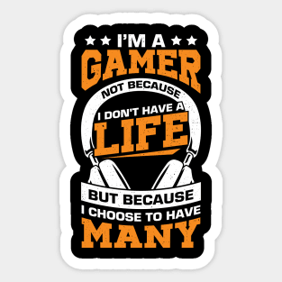 Video Gaming Computer Game Gamer Gift Sticker